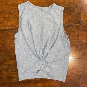 Lululemon Gray Knot Tank